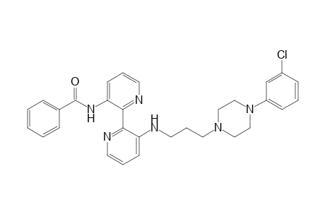 Benzamide, N-[3'-[[3-[4-(3-chlorophenyl)-1-piperazinyl]propyl]amino][2,2'-bipyridin]-3-yl]-