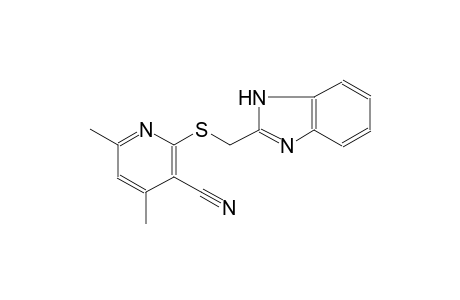 2-[(1H-Benzimidazol-2-ylmethyl)sulfanyl]-4,6-dimethylnicotinonitrile