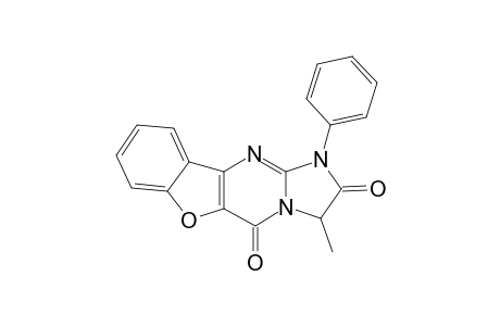 3-Methyl-1-phenylbenzofuro[3,2-d]imidazo[1,2-a]-pyrimidine-2,5-(1H,3H)-dione