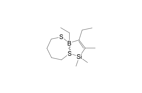 4,5-DIETHYL-2,2,3-TRIMETHYL-1-THIONIA-6-THIA-2-SILA-5-BORATABICYCLO-[5.3.0]-DEC-3-ENE