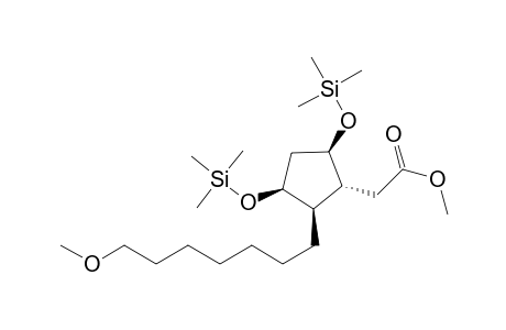 Cyclopentaneacetic acid, 2-(7-methoxyheptyl)-3,5-bis[(trimethylsilyl)oxy]-, methyl ester, (1.alpha.,2.beta.,3.alpha.,5.beta.)-
