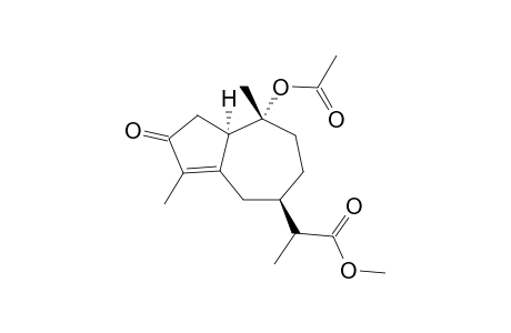 (3aR,4R,7R)-Methyl 4-acetoxy-1,4-dimethyl-2-oxooctahydroazulen-7-alpha.-methylacetate