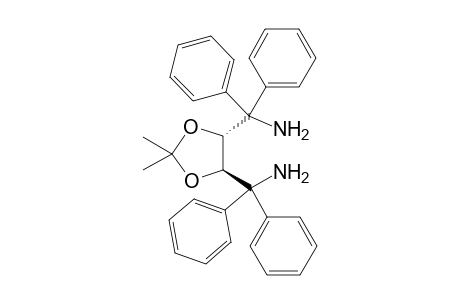 (4R,5R)-Bis(aminodiphenylmethyl)-2,2-dimethyl-1,3-dioxolane