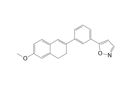 6-Methoxy-2-[3'-(5"-oxazolyl)phenyl]-3,4-dihydronaphtahlene