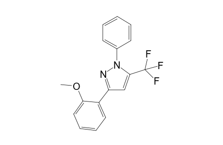 3-(2-Methoxyphenyl)-1-phenyl-5-(trifluoromethyl)-1H-pyrazole