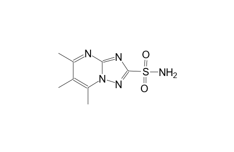 5,6,7-Trimethyl[1,2,4]triazolo[1,5-a]pyrimidine-2-sulfonamide