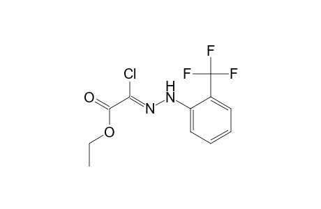 Acetic acid, chloro[[2-(trifluoromethyl)phenyl]hydrazono]-, ethyl ester