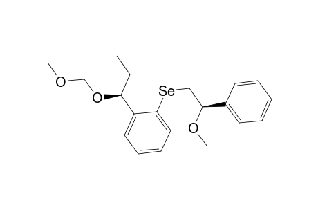 (S)-1-[2-{[(R)-(2-Methoxy-2-phenyl)ethyl}seleno}phenyl]propyl methpoxymethyl ether