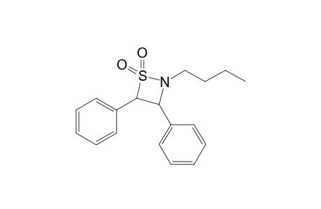 2-n-Butyl-3,4-diphenyl-1,2-thiazetidine 1,1-Dioxide