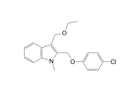 2-[(p-chlorophenoxy)methyl]-3-(ethoxymethyl)-1-methylindole
