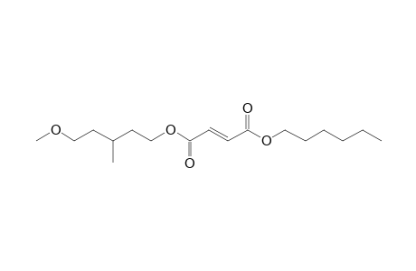 Fumaric acid, hexyl 5-methoxy-3-methylpentyl ester