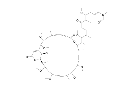 SPHINXOLIDE;36-((E)-N-FORMYL-N-METHYLAMINO)-10,19-DIHYDROXY-7,8,13,15,21,27,33-HEPTAMETHOXY-5,12,18,24,26,28,32-HEPTAMETHYL-31-OXO-11,9-(2-OXO-1-OXAPROPAN-1-YL