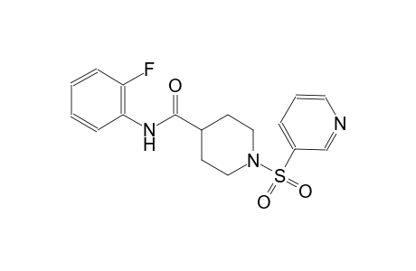 N-(2-fluorophenyl)-1-(3-pyridinylsulfonyl)-4-piperidinecarboxamide
