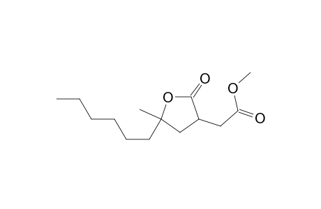 2-(Methoxycarbonylmethyl)-4-methyl-4-decanolide