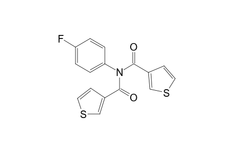 N-(4-Fluorophenyl)-N-(thiophene-3-carbonyl)thiophene-3-carboxamide