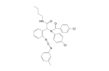 N-[2-(N''-(3-Methylphenyl)isocyano)phenyl]-N'-(butylcarbamoyl)methyl]-N-(4-chlorophenyl)-4-chlorobenzamide