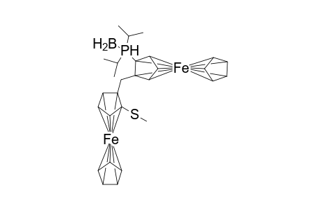 (Sp)-[2-(1-Boranato-1,1-diisopropylphosphanyl)ferrocenyl]-(Sp)-[2-(methylsulfanyl)ferrocenyl]methane