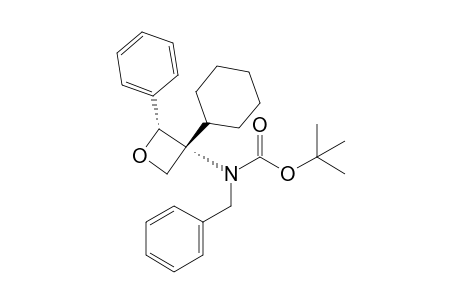 N-benzyl-N-[(2R,3R)-3-cyclohexyl-2-phenyl-oxetan-3-yl]carbamic acid tert-butyl ester