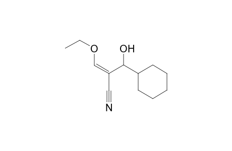 (Z)-4-Cyclohexyl-3-ethoxy-4-hydroxybut-2-enenitrile