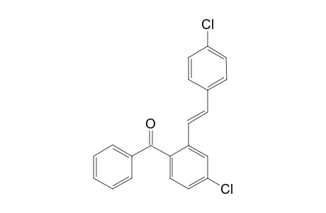 (E)-(4-Chloro-2-(4-chlorostyryl)phenyl(phenyl)methanone