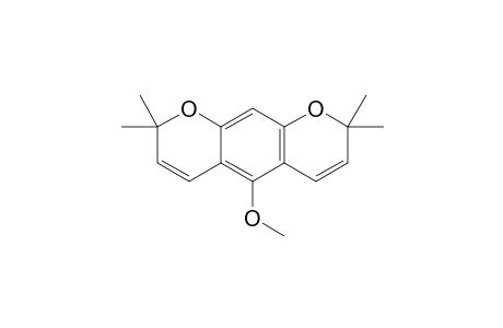 5-Methoxy-2,2,8,8-tetramethyl-2H,8H-pyrano[3,2-g]chromene