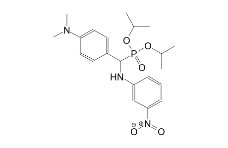 diisopropyl [4-(dimethylamino)phenyl](3-nitroanilino)methylphosphonate