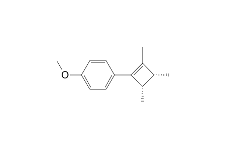 Benzene, 1-methoxy-4-(2,3,4-trimethyl-1-cyclobuten-1-yl)-, cis-