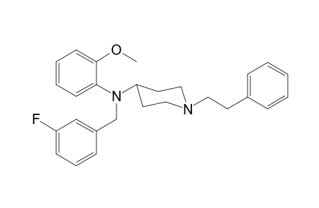 N-(3-Fluorobenzyl)-N-(2-methoxyphenyl)-1-(2-phenylethyl)piperidin-4-amine