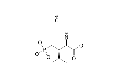 (2R,3R)-2-AMINO-3-ISOPROPYL-4-PHOSPHONOBUTANOIC-ACID-HYDROCHLORIDE