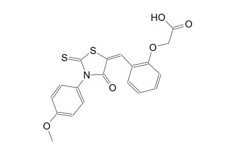 acetic acid, [2-[(E)-[3-(4-methoxyphenyl)-4-oxo-2-thioxo-5-thiazolidinylidene]methyl]phenoxy]-
