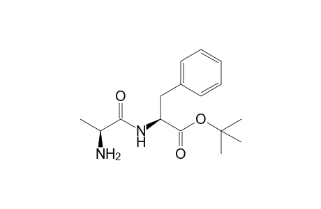 (2S)-2-[[(2S)-2-amino-1-oxopropyl]amino]-3-phenylpropanoic acid tert-butyl ester