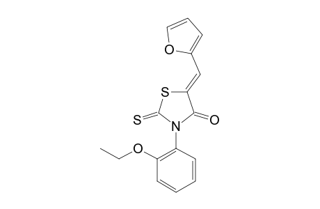 (Z)-5-(FURAN-2-YL-METHYLENE)-3-N-(2-ETHOXYPHENYL)-2-THIOXOTHIAZOLIDIN-4-ONE