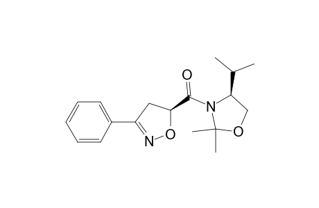 [(4S)-2,2-dimethyl-4-propan-2-yl-1,3-oxazolidin-3-yl]-[(5S)-3-phenyl-4,5-dihydro-1,2-oxazol-5-yl]methanone