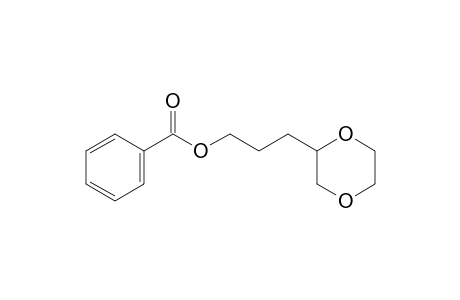 3-(1,4-Dioxan-2-yl)propyl benzoate