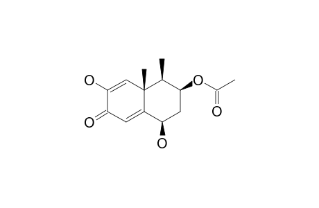 1beta,7-dihydroxy-3beta-acetoxynoreremophil-6(7),9(10)-dien-8-one