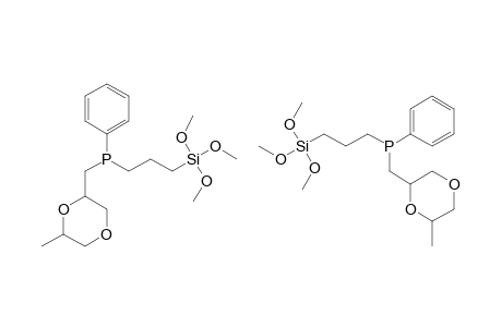 (1,4-DIOXANYL-2-METHYL)-PHENYL-(3-(TRIMETHOXYSILYL)-PROPYL)-PHOSPHINE