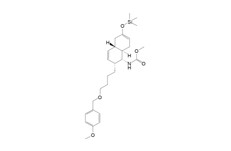 (1R,2R,4aS,8aR)-Methyl 2-[4-(4-methoxybenzyloxy)butyl]-6-(trimethylsilyloxy)hexahydronaphthalene-1-carbamate