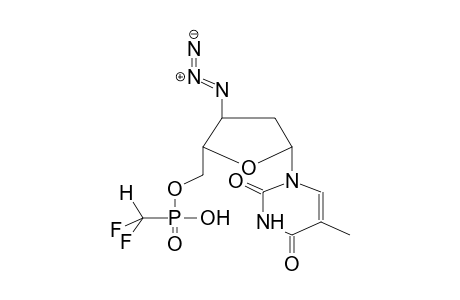 3'-AZIDOTHYMIDIN-5'-DIFLUOROMETHYLPHOSPHONIC ACID