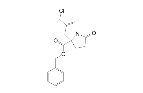BENZYL-5-OXO-2-(2-CHLOROMETHYLPROP-2-ENYL)-PYRROLIDINE-2-CARBOXYLATE