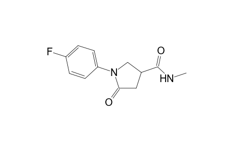 1-(4-Fluorophenyl)-N-methyl-5-oxo-3-pyrrolidinecarboxamide