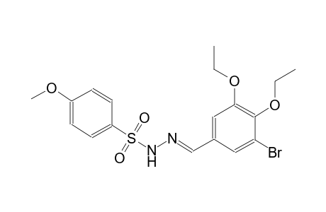 N'-[(E)-(3-bromo-4,5-diethoxyphenyl)methylidene]-4-methoxybenzenesulfonohydrazide