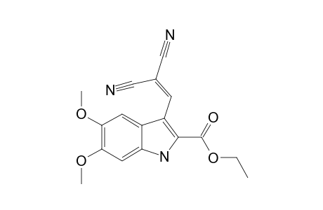 ETHYL-3-(2,2-DICYANOETHENYL)-5,6-DIMETHOXY-INDOLE-2-CARBOXYLATE