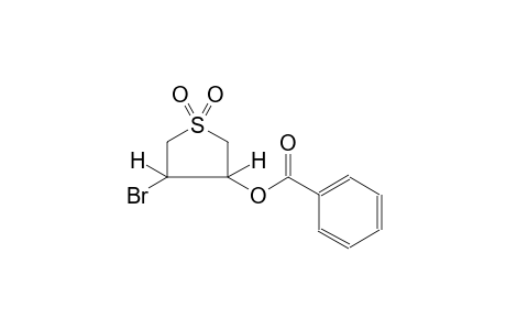 (3S,4S)-4-bromo-1,1-dioxidotetrahydro-3-thienyl benzoate