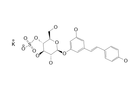 TRANS-RESVERATROL-3-O-BETA-D-GLUCOPYRANOSIDE-4''-SULFATE