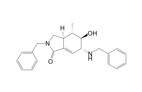 1H-Isoindol-1-one, 2,3,3a,4,5,6-hexahydro-5-hydroxy-4-methyl-2-(phenylmethyl)-6-[(phenylmethyl)amino]-, (3a.alpha.,4.alpha.,5.beta.,6.alpha.)-