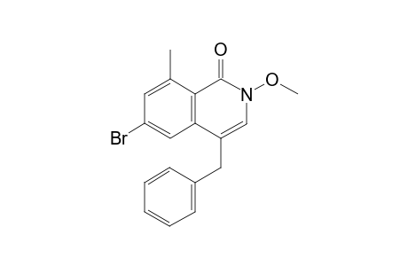 4-Benzyl-6-bromo-2-methoxy-8-methylisoquinolin-1(2H)-one