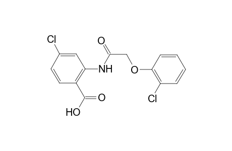 4-Chloranyl-2-[2-(2-chloranylphenoxy)ethanoylamino]benzoic acid