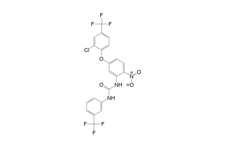 Urea, N-[5-[2-chloro-4-(trifluoromethyl)phenoxy]-2-nitrophenyl]-N'-[3-(trifluoromethyl)phenyl]-
