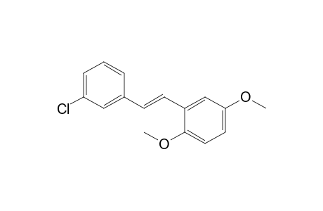 2-[(E)-2-(3-chlorophenyl)ethenyl]-1,4-dimethoxy-benzene