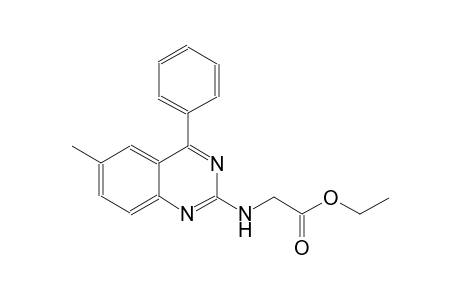 ethyl [(6-methyl-4-phenyl-2-quinazolinyl)amino]acetate
